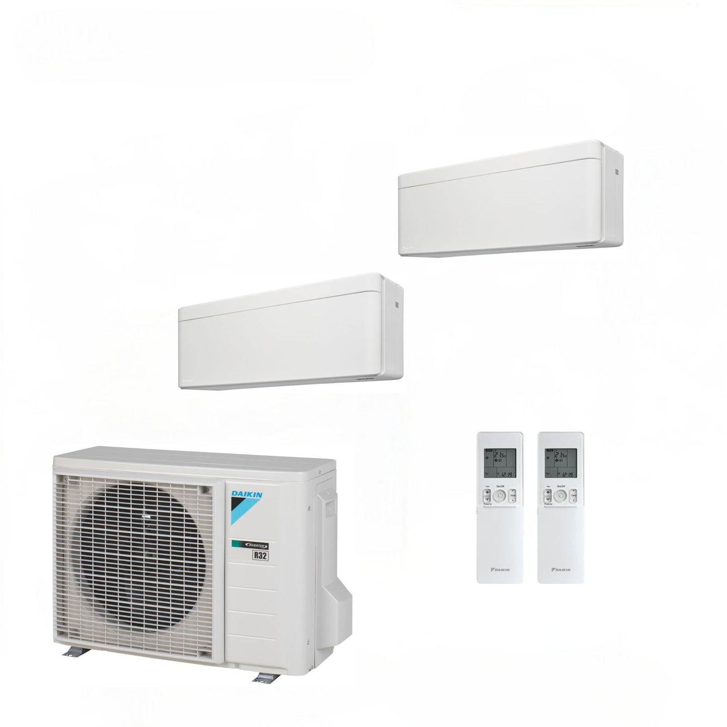 Daikin Stylish 1x FTXA 20 / 1x FTXA 25 und 2MXM40A Multi-Split Klimaanlage