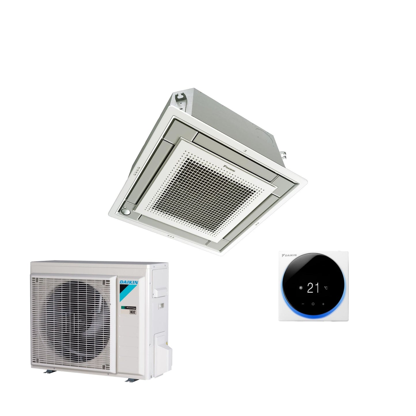 Daikin Euroraster FFA 35A9 / RXM 35R9 Deckenkassette Klimaanlage R-32