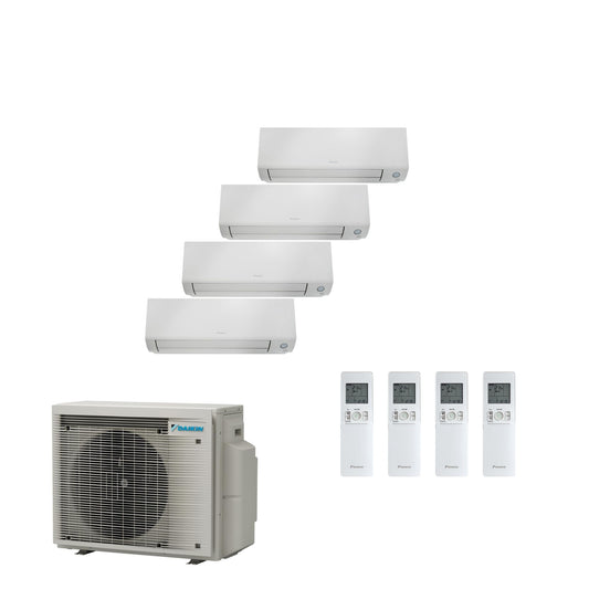 Daikin Perfera 1x FTXM 20A / 1x FTXM 25A / 2x FTXM 35A und 4MXM80A9 Multi-Split Klimaanlage