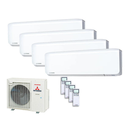 Mitsubishi Heavy Set 4 x SRK20ZS-WF + SCM71ZS-W Klimaanlage 2,0kW WiFi