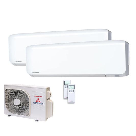 Mitsubishi Heavy Set 2 Wandgeräte SRK20ZS-WF + SRK35ZS-WF + SCM40ZS-W 2,0/3,5 kW WiFi R32