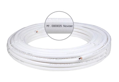 Kupferrohr vorisoliert Einzel 5/8" x1,0mm EN 12735-1 / Meterware ungebördelt