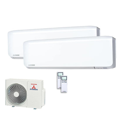 Mitsubishi Heavy Set 2 Wandgeräte SRK20ZS-WF + SRK35ZS-WF + SCM50ZS-W 2,0/3,5 kW WiFi R32