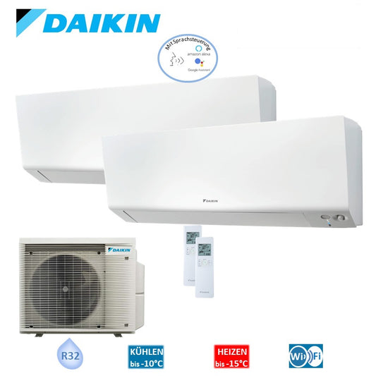Daikin Perfera 1x FTXM 25R / 1x FTXM 35R und 2MXM40A Multi-Split Klimaanlage