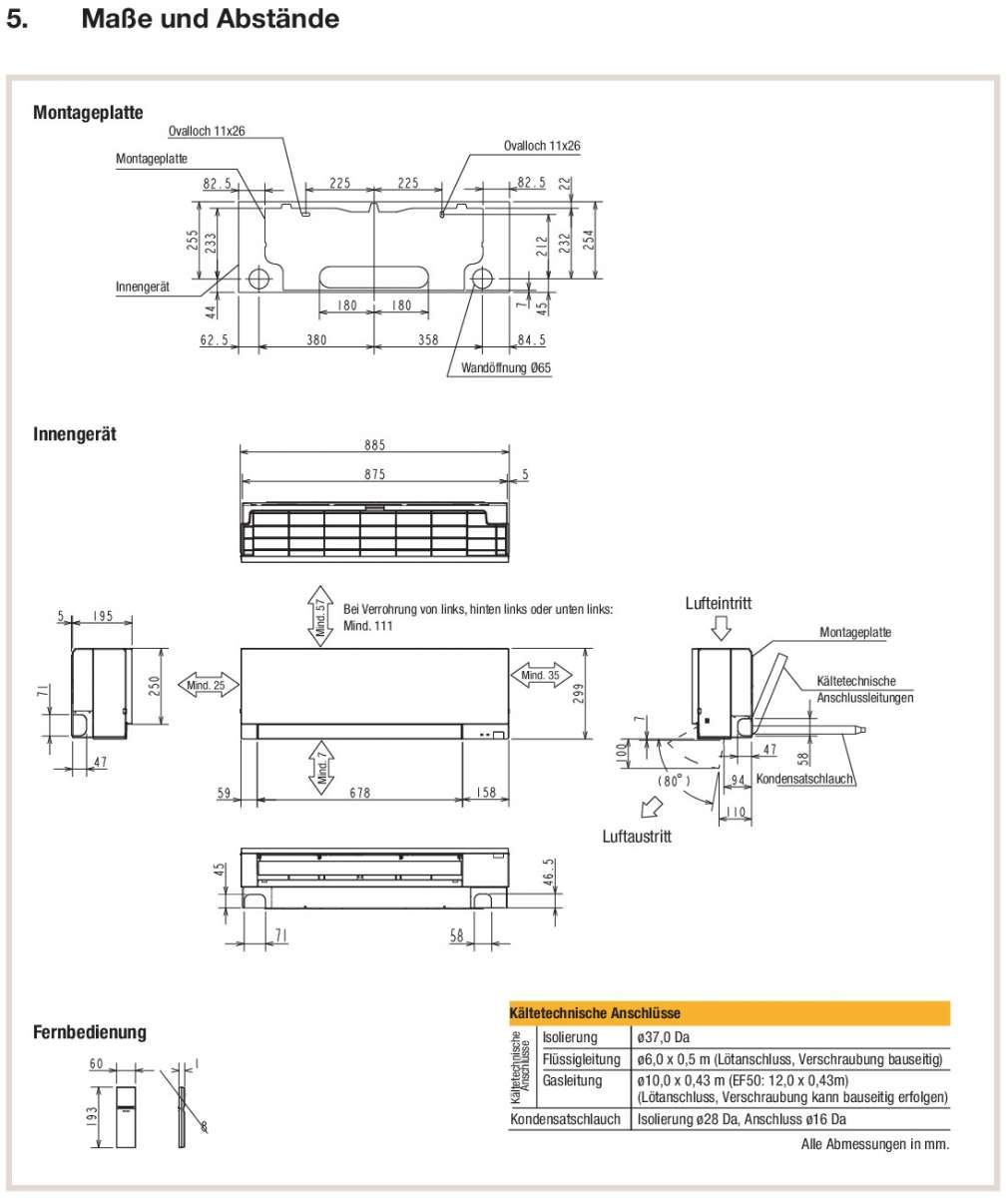 Mitsubishi Electric MSZ-EF35VGK/MUZ-EF35VG Klimaanlage
